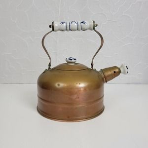 Vintage Unbranded Kitchen Home Kettle One Size Copper Tea Rustic